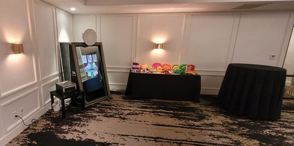 Mirror Me photo booth rental at Hotel Covington Kentucky party